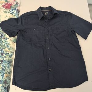 Carhartt Dark Blue Casual Button Down Shirt